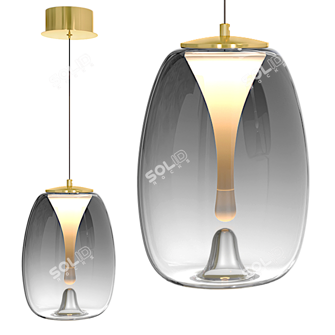 Elegant Modern Maytoni Splash Pendant 3D model image 1