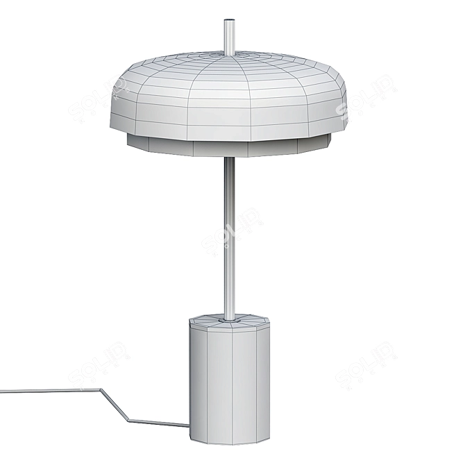 Modern 3D Table Lamp Design 3D model image 2