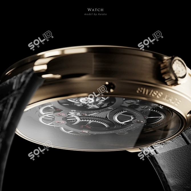 Chanel Monsieur Watch Collection 3D model image 5