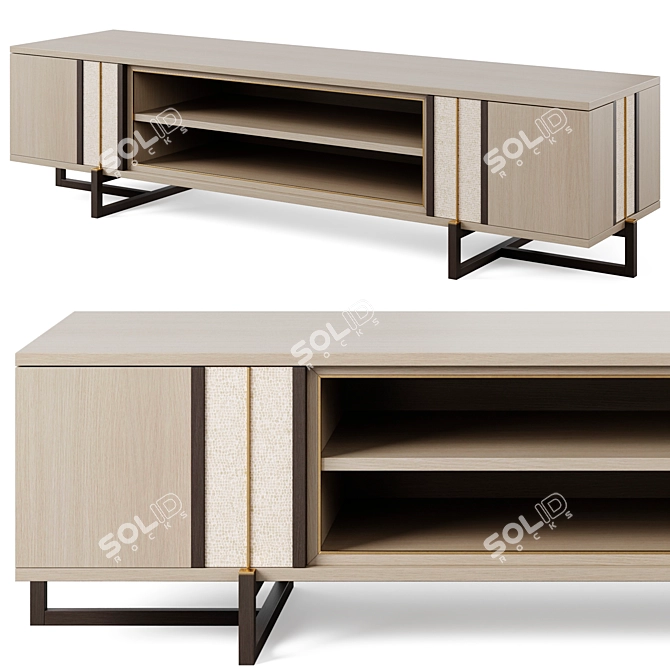 Contemporary TV Stand Georgia by Frato 3D model image 1