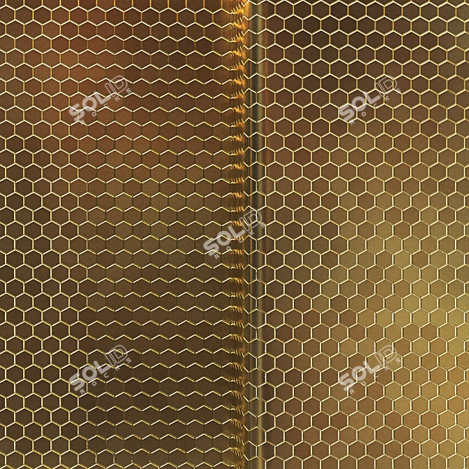 Wall Tile PBR Material Collection 02 3D model image 4