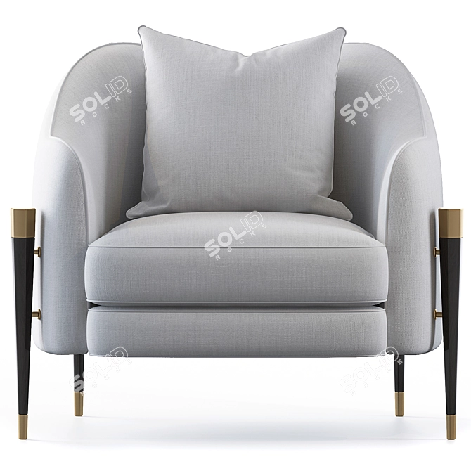 Modern Bakari Chair Design 3D model image 3