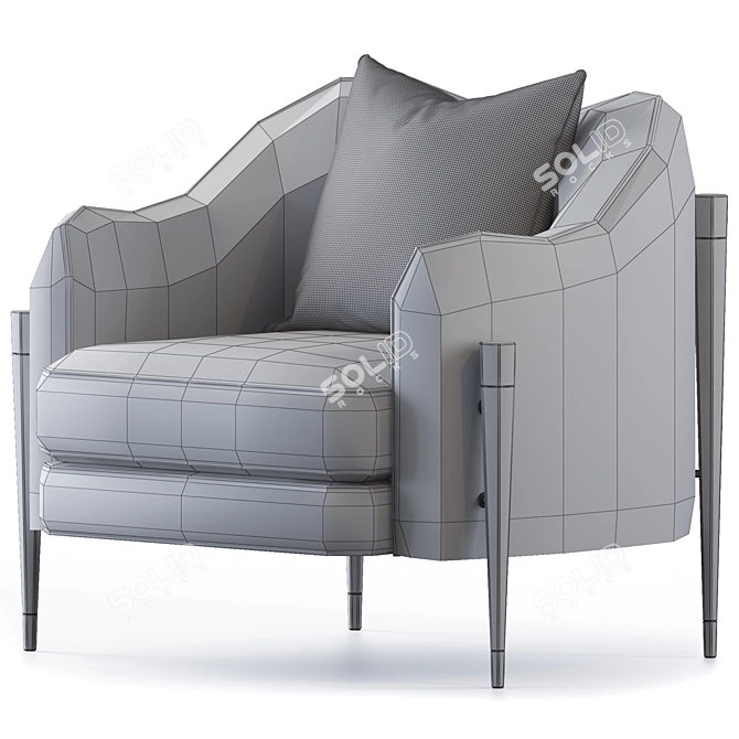 Modern Bakari Chair Design 3D model image 4