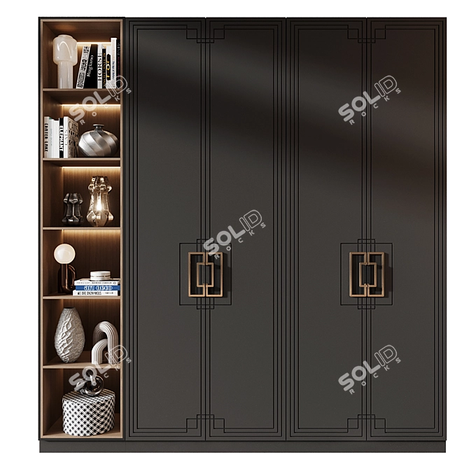 Metropolitan Built-in Wardrobe 3D model image 2