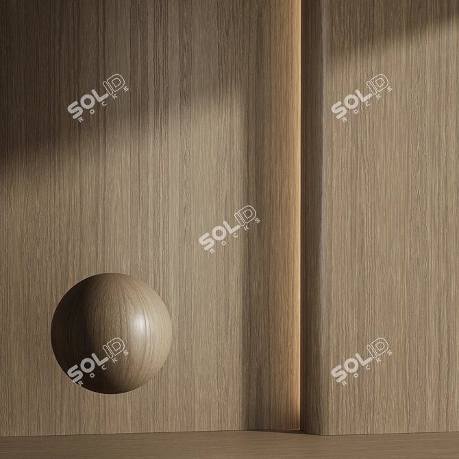 Exotic Wood Veneer 4 Variants 3D model image 5