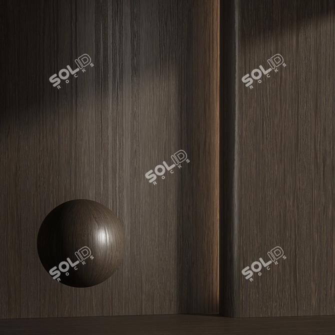 Exotic Wood Veneer 4 Variants 3D model image 6