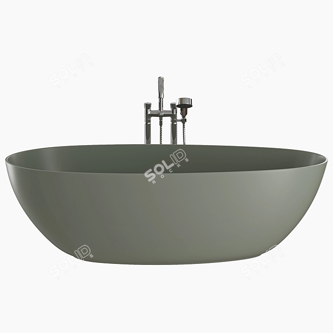 Modern Antao Freestanding Bath 3D model image 2