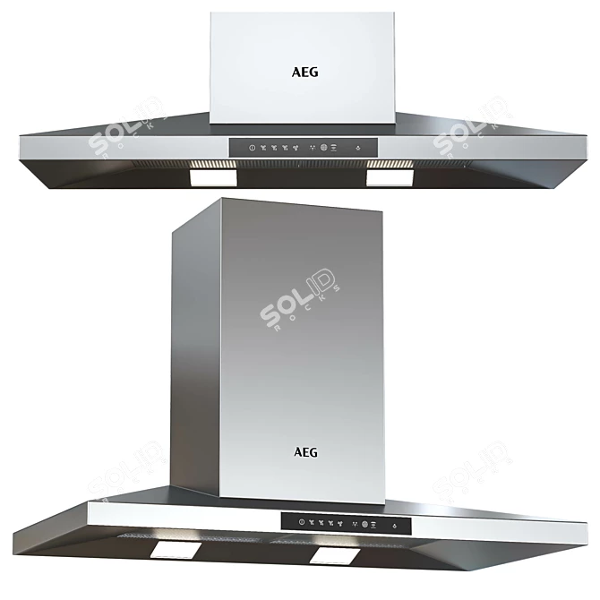 AEG Appliance Set Bundle Home 3D model image 3