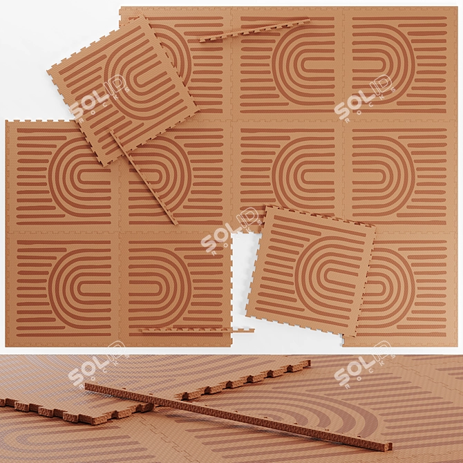 Nordic Puzzle Playmat Set 3D model image 3