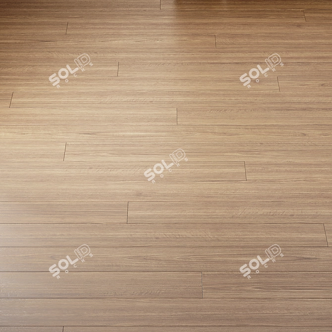 Premium American Oak Floor Tiles 3D model image 4