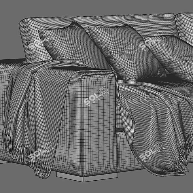 Marac Gordon 3-Seater Sofa Luxury 3D model image 4