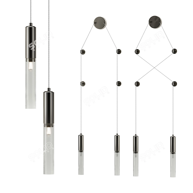 Satori Pendant Light Fixture 3D model image 1