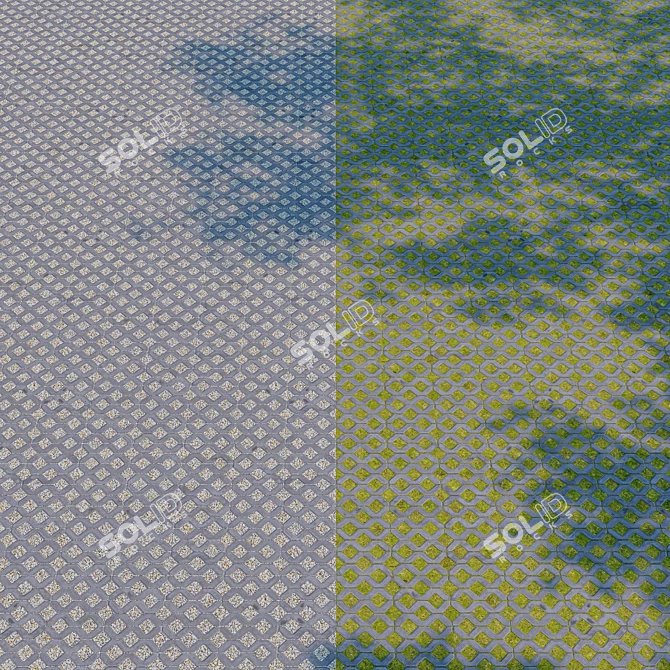 Eco Paving Material Texture Pack 3D model image 2