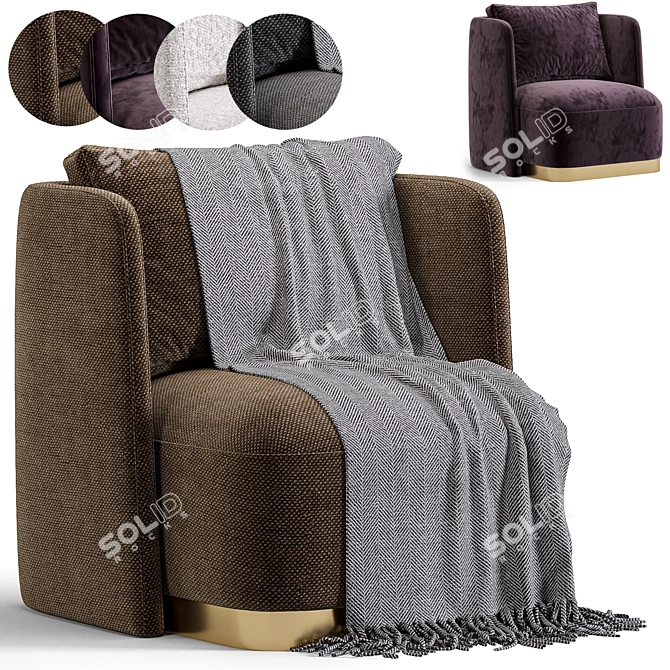 MCQUEEN 2015 Chair in Millimeters 3D model image 1