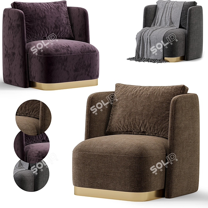 MCQUEEN 2015 Chair in Millimeters 3D model image 2