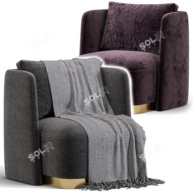 MCQUEEN 2015 Chair in Millimeters 3D model image 5