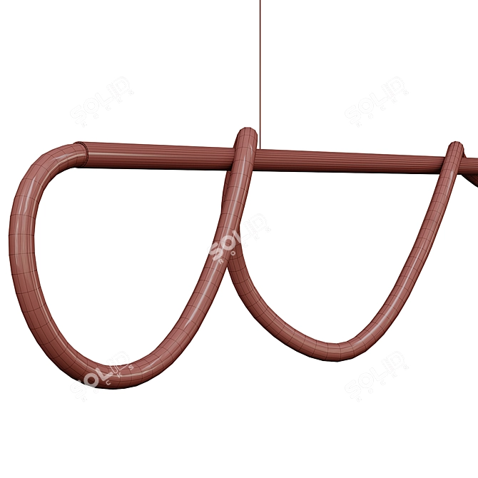 Elegant 8ft Tracer Bar Set 3D model image 6