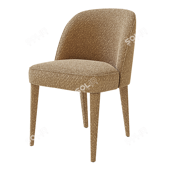 Meridiani Odette Uno Chair 3D model image 3