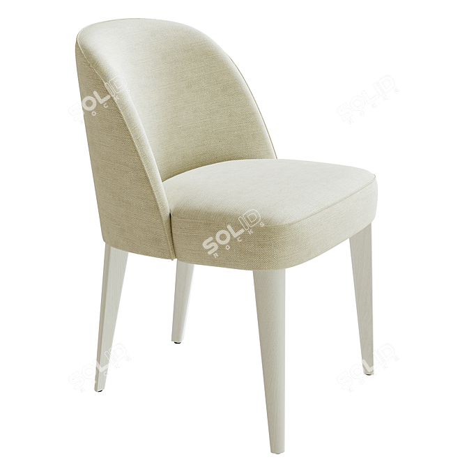 Meridiani Odette Uno Chair 3D model image 4