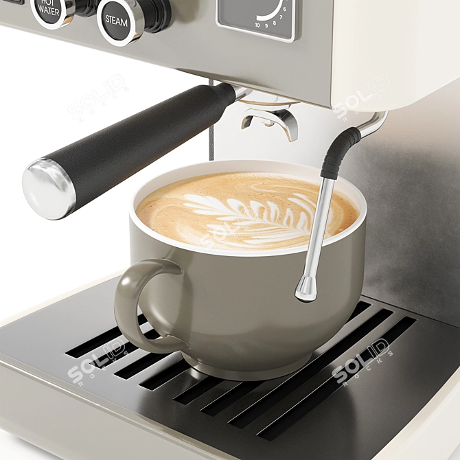  Sleek Espresso Machine 3D Model 3D model image 3