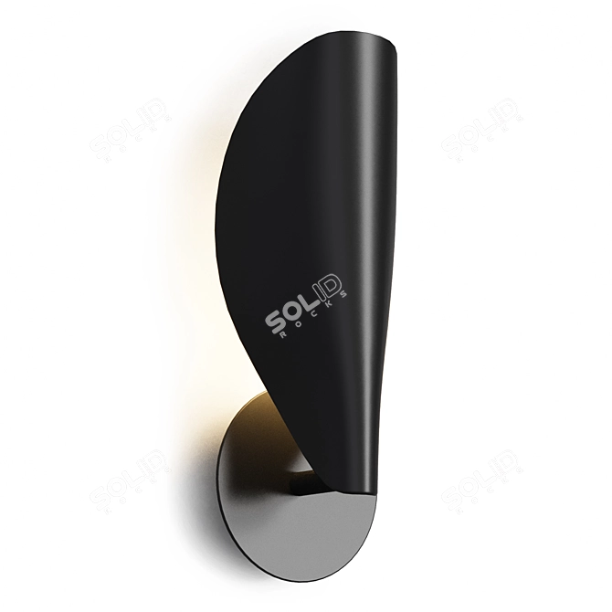 Minimalist Wall Light Twin Adjustability 3D model image 1