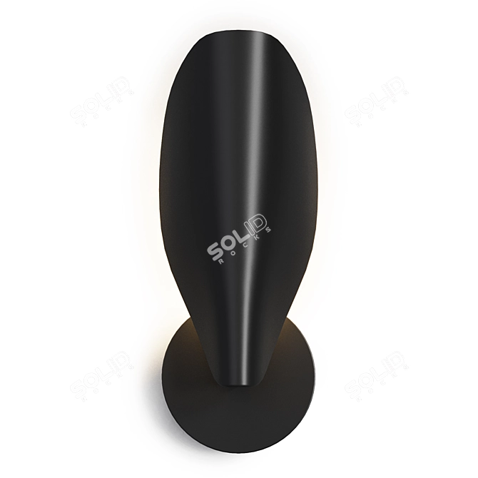 Minimalist Wall Light Twin Adjustability 3D model image 3