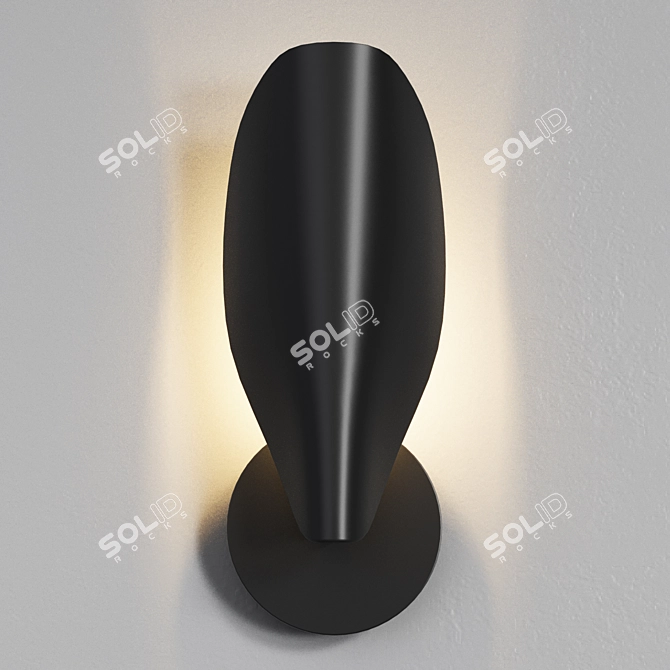 Minimalist Wall Light Twin Adjustability 3D model image 6