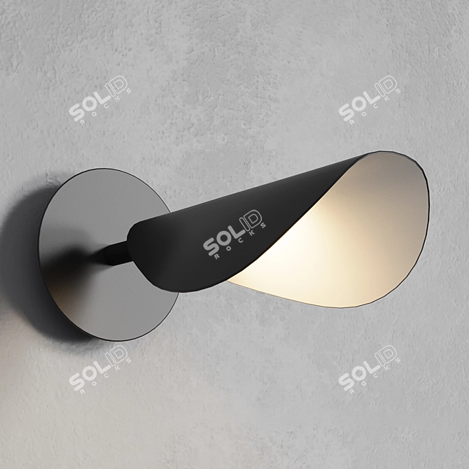 Minimalist Wall Light Twin Adjustability 3D model image 7