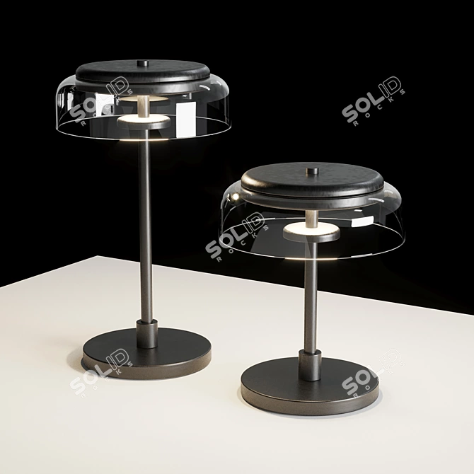 Nordic Grace Blossi Table Lamp 3D model image 2