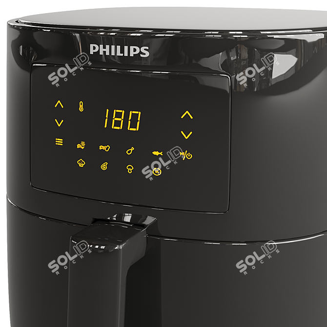 Philips 3000 Series Air Fryer 3D model image 3