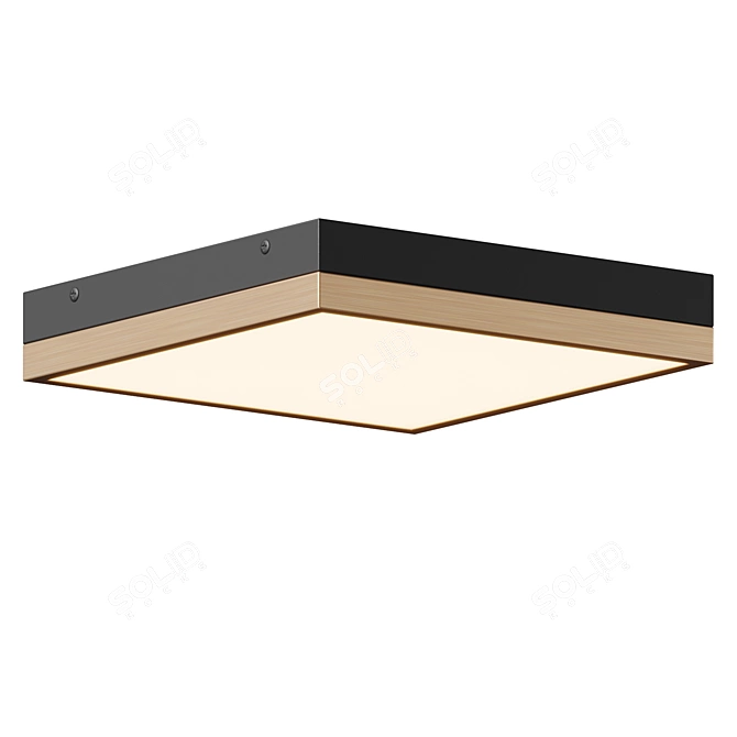 Modern Hidden Mount Rectangle Light 3D model image 2