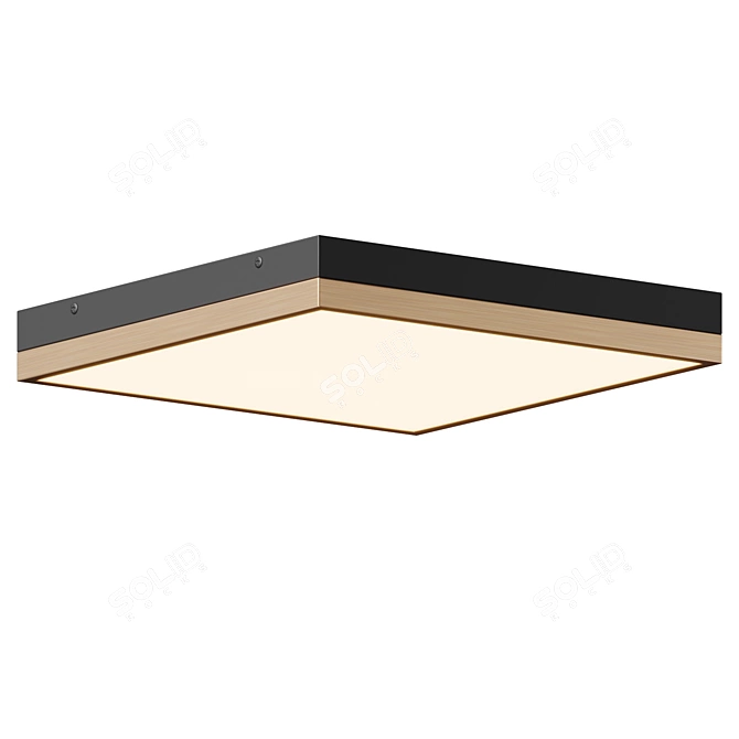 Modern Hidden Mount Rectangle Light 3D model image 3