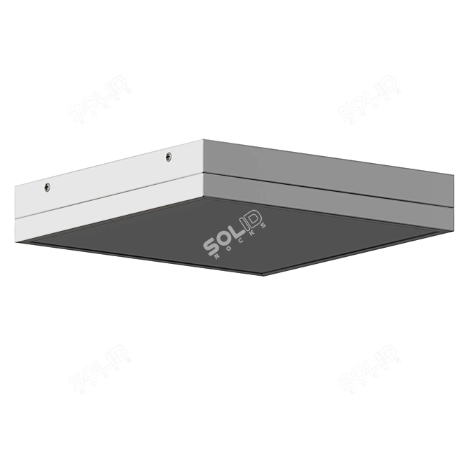 Modern Hidden Mount Rectangle Light 3D model image 5