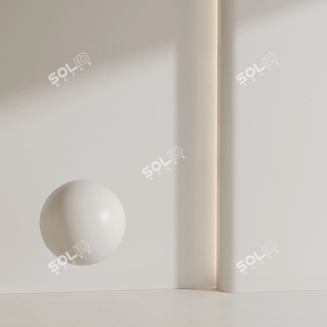 Modern Style Wall Paint 3D model image 3