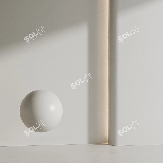 Modern Style Wall Paint 3D model image 5