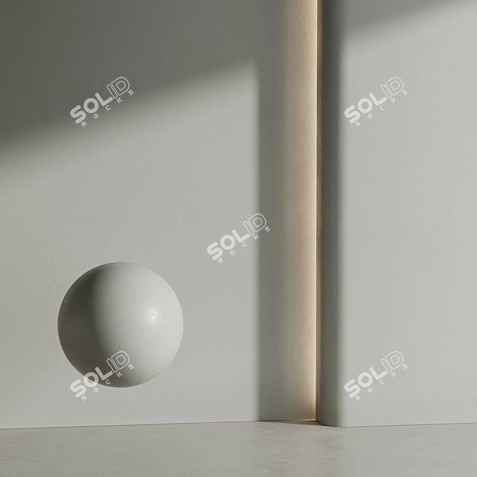 Modern Style Wall Paint 3D model image 6