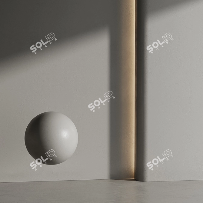 Modern Style Wall Paint 3D model image 7