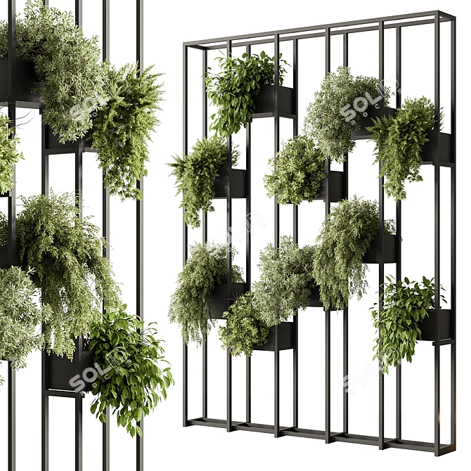 Green Oasis Divider Set 102 3D model image 2