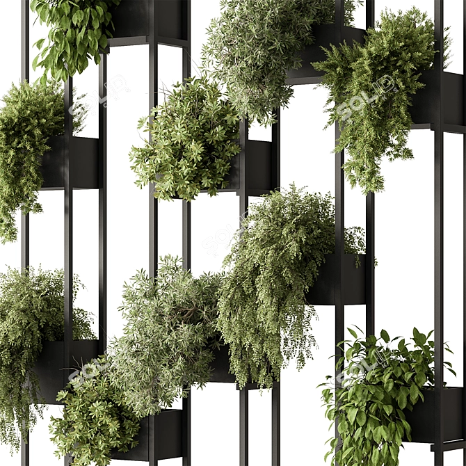 Green Oasis Divider Set 102 3D model image 4