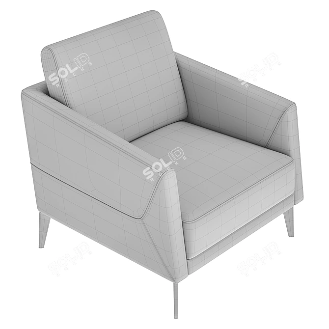 Luxury Angel Cerda Chair 3D model image 5