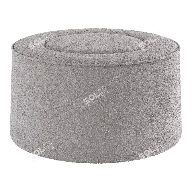 WOUD PRALINE Poufs Collection 3D model image 3