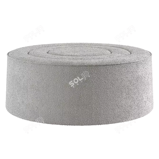 WOUD PRALINE Poufs Collection 3D model image 4