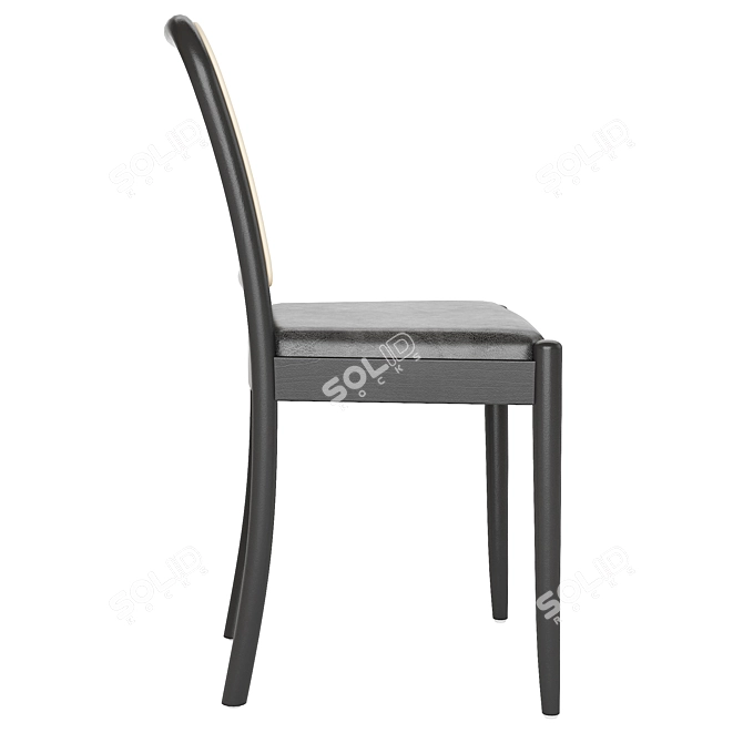 Modern Rattan Dining Chair 2017 3D model image 3