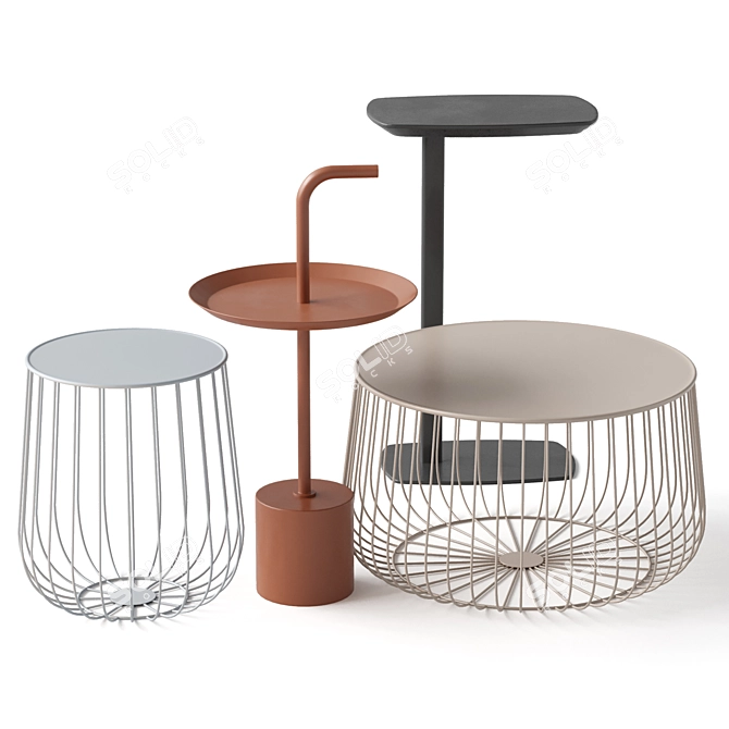 Modern Stylish Coffee Tables by Divan.ru 3D model image 1