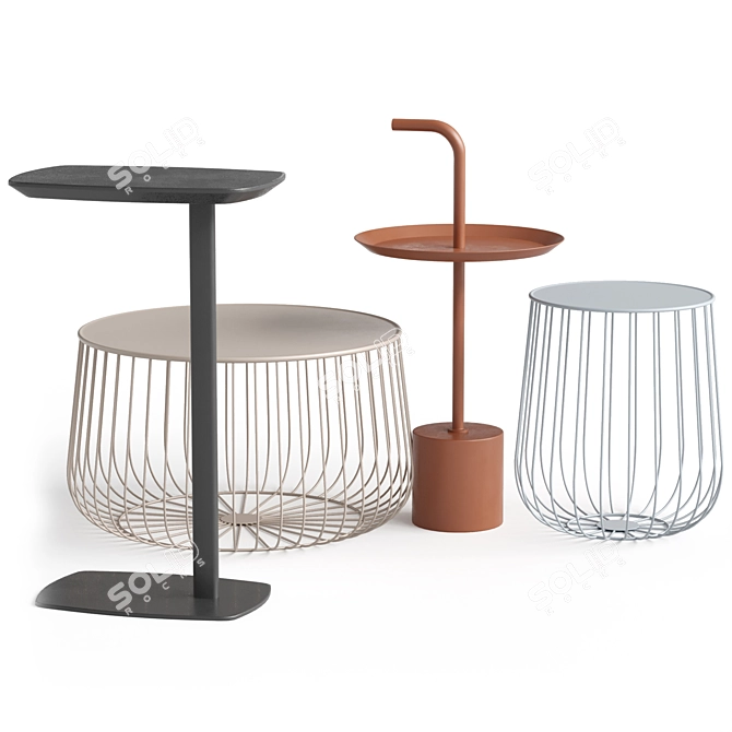 Modern Stylish Coffee Tables by Divan.ru 3D model image 4