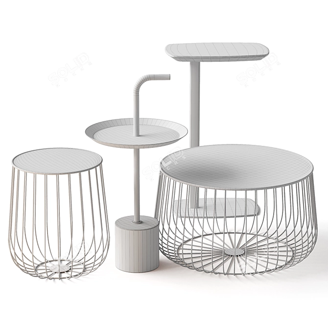 Modern Stylish Coffee Tables by Divan.ru 3D model image 6