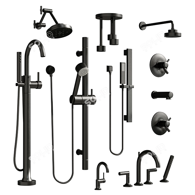  Brizo Bath Faucet Collection 3D model image 1