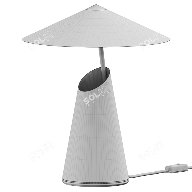 Sleek LED Taido Table Lamp 3D model image 3