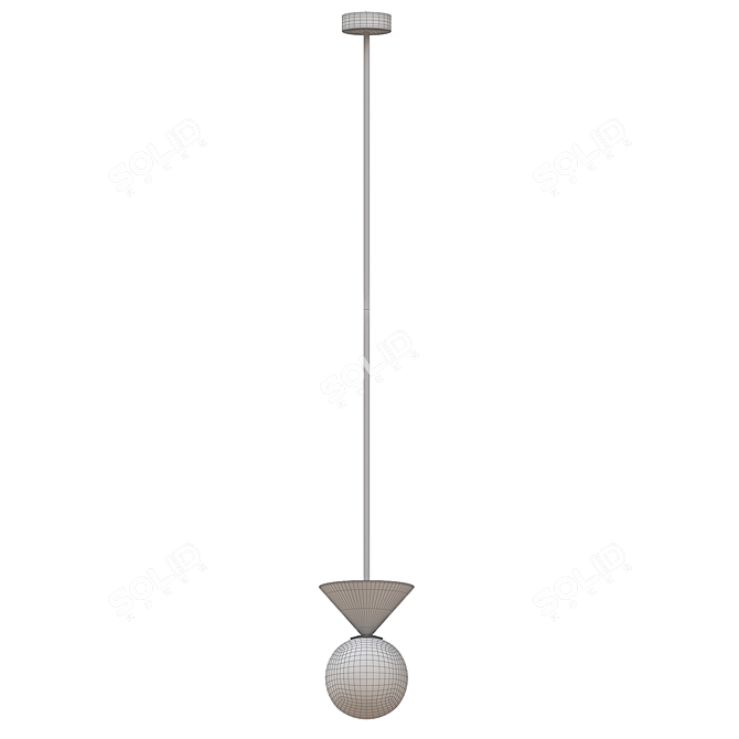 Elegant Design Lamp "Gunvald 3D model image 2