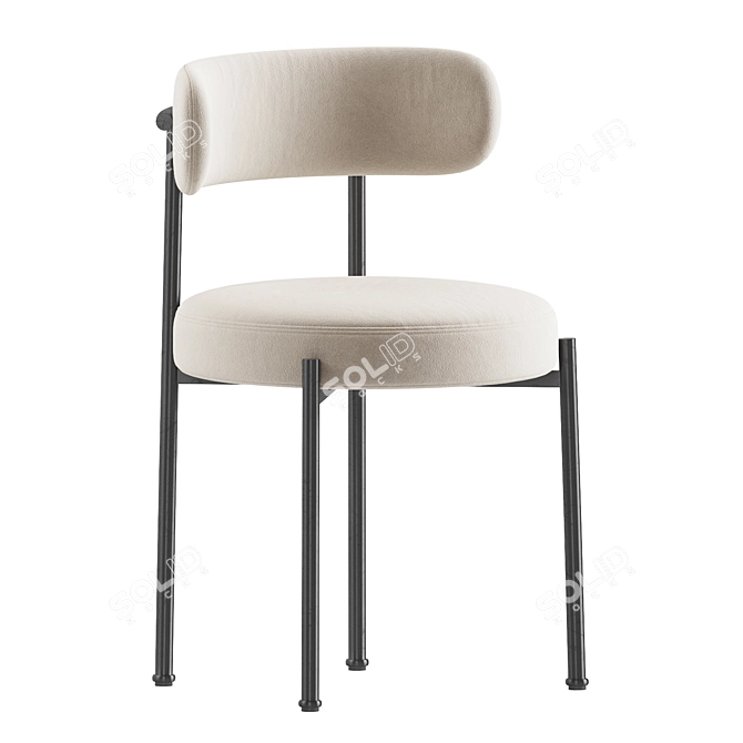 Modern Giotto Chair Design 3D model image 4